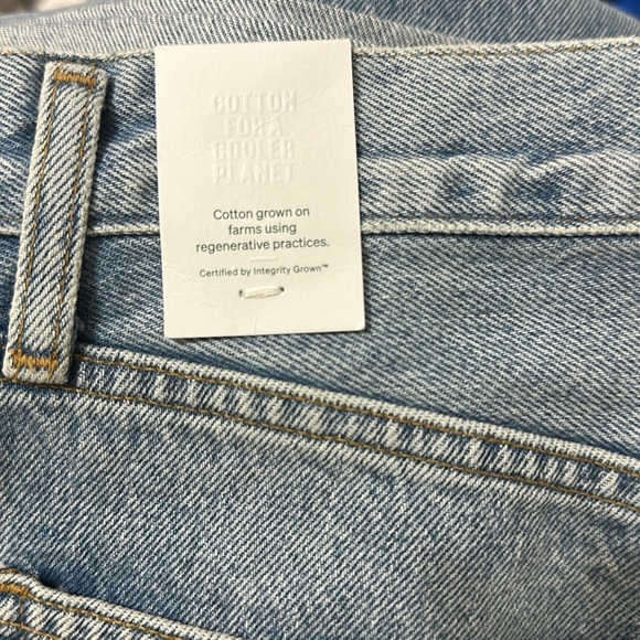 NWT! AGOLDE Dame High Rise Wide Leg Jeans Showdown Cuffed Women’s Size 26 ☮️ - Picture 8 of 8